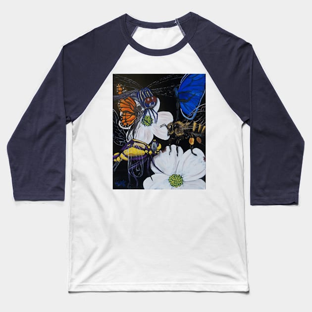 Dancing in the dogwoods Baseball T-Shirt by Kevin Tickel